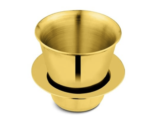 Shri & Sam Tea,Coffee Dabra in Tumbler with Gold PVD Coating - Image 3